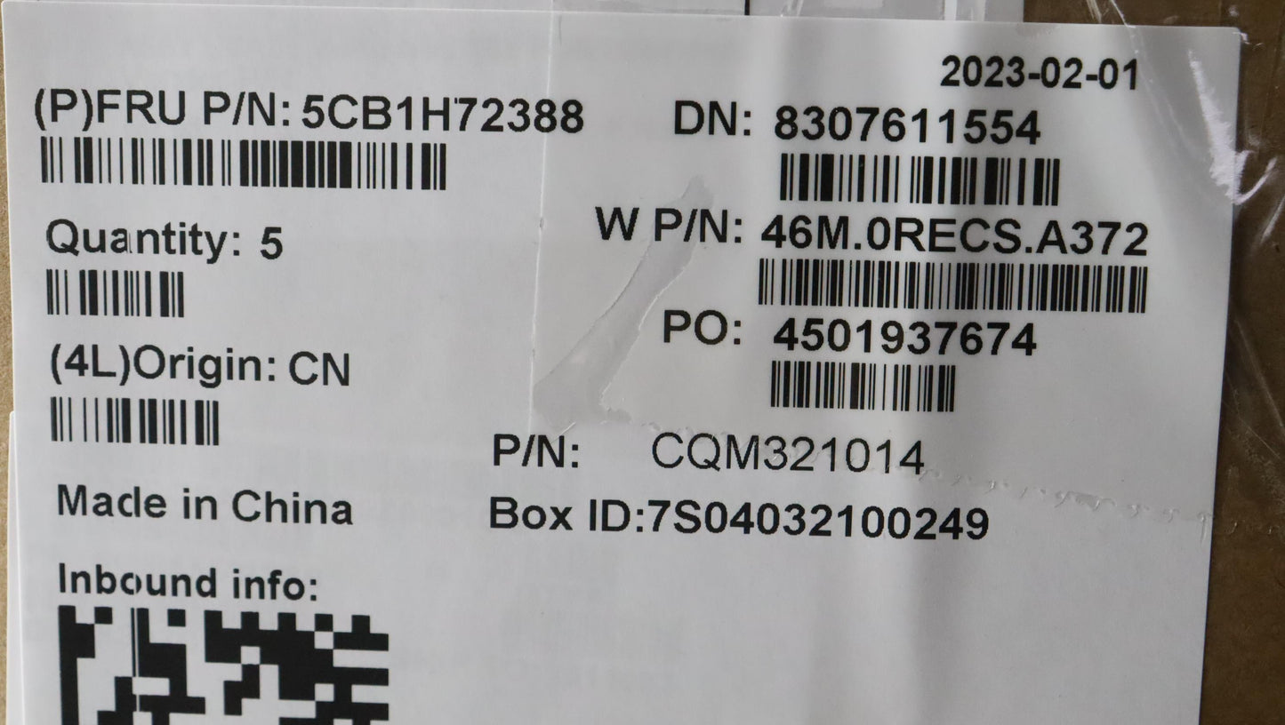 Lenovo Cover Upper Case Asmpor W 82R9 - 5CB1H72388