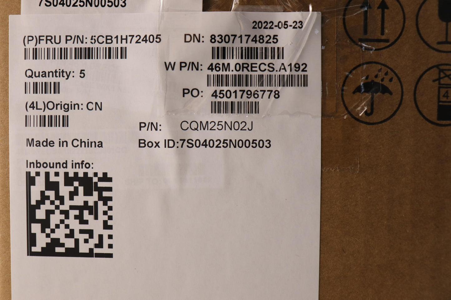 Lenovo Cover Upper Case Asmsws W 82R9 - 5CB1H72405
