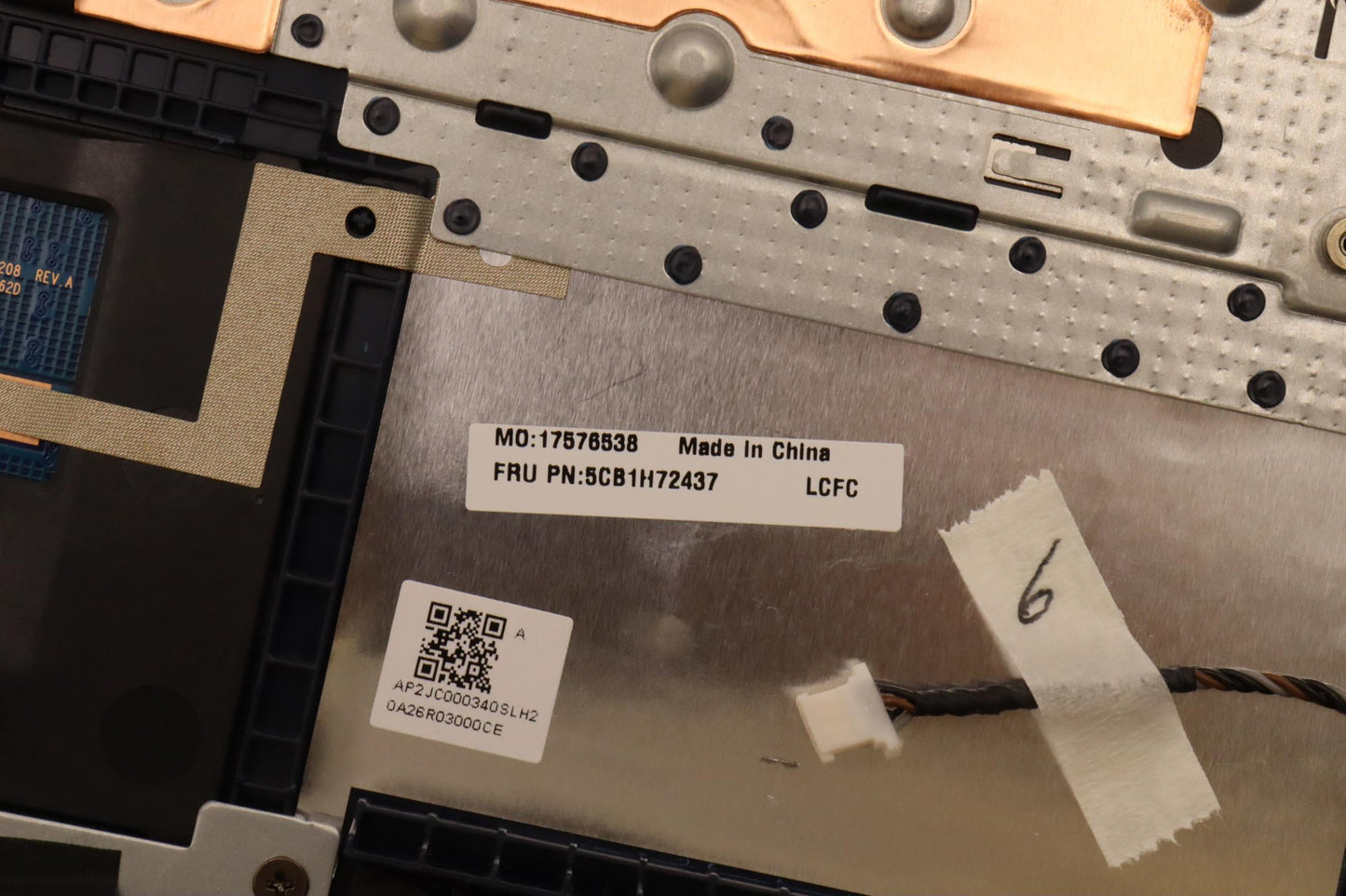 Lenovo Cover Uppercase Assembly Euro - 5CB1H72437