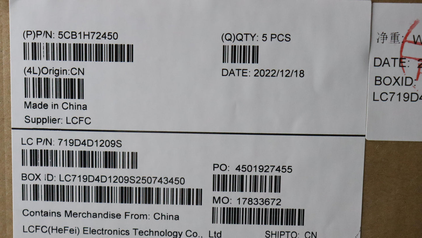 Lenovo Cover Upper Caseassembly Euroe - 5CB1H72450