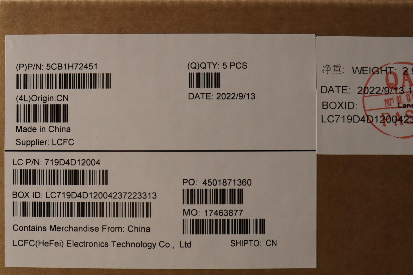 Lenovo Cover Upper Case Assembly Fra - 5CB1H72451