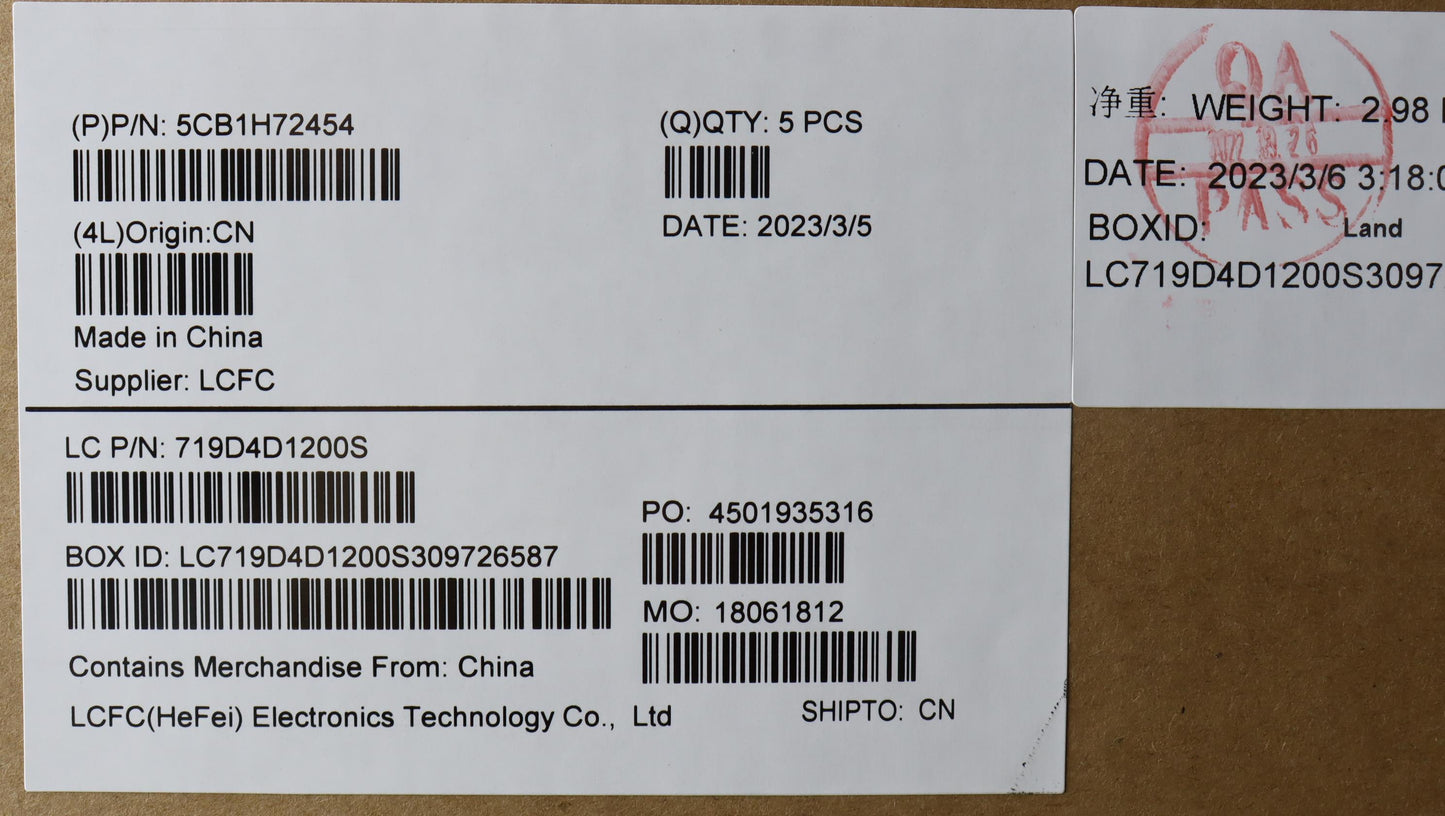 Lenovo Cover Upper Case Assembly Ger - 5CB1H72454