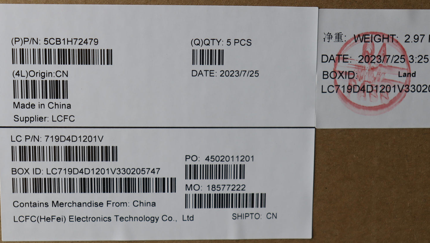 Lenovo Cover Upper Case Assembly Spa - 5CB1H72479