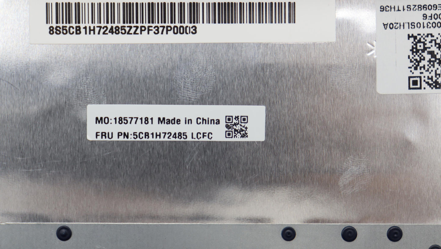 Lenovo Cover Upper Case Assembly Kor - 5CB1H72485