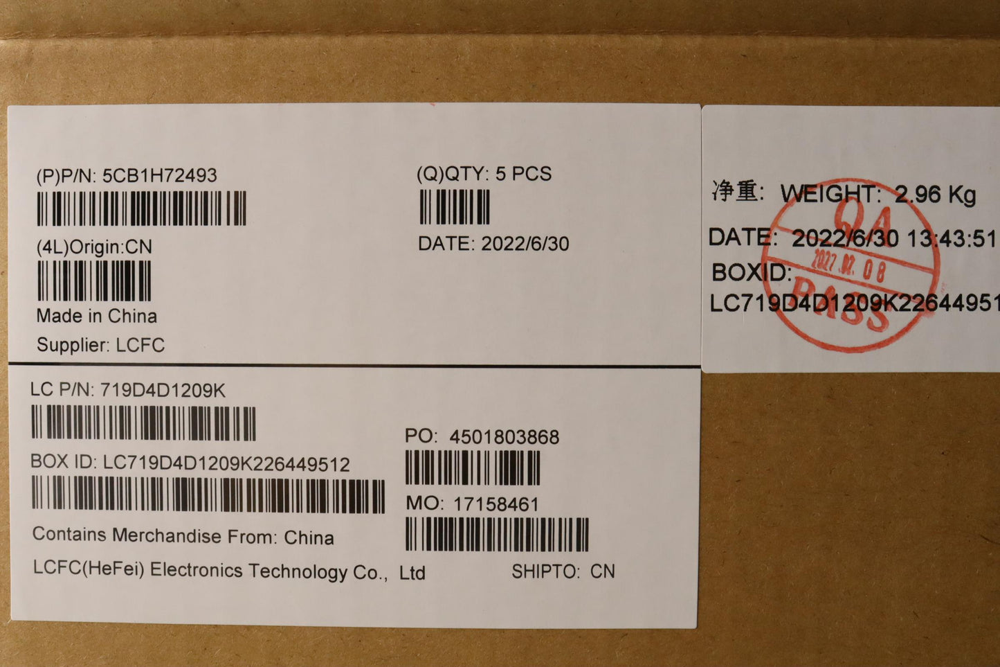 Lenovo Cover Upper Case Assembly Hbw - 5CB1H72493