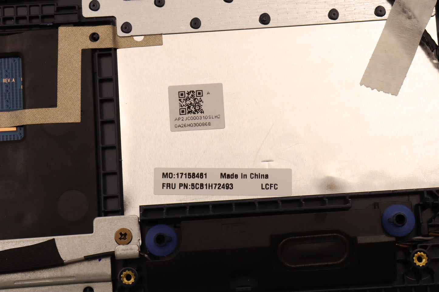 Lenovo Cover Upper Case Assembly Hbw - 5CB1H72493