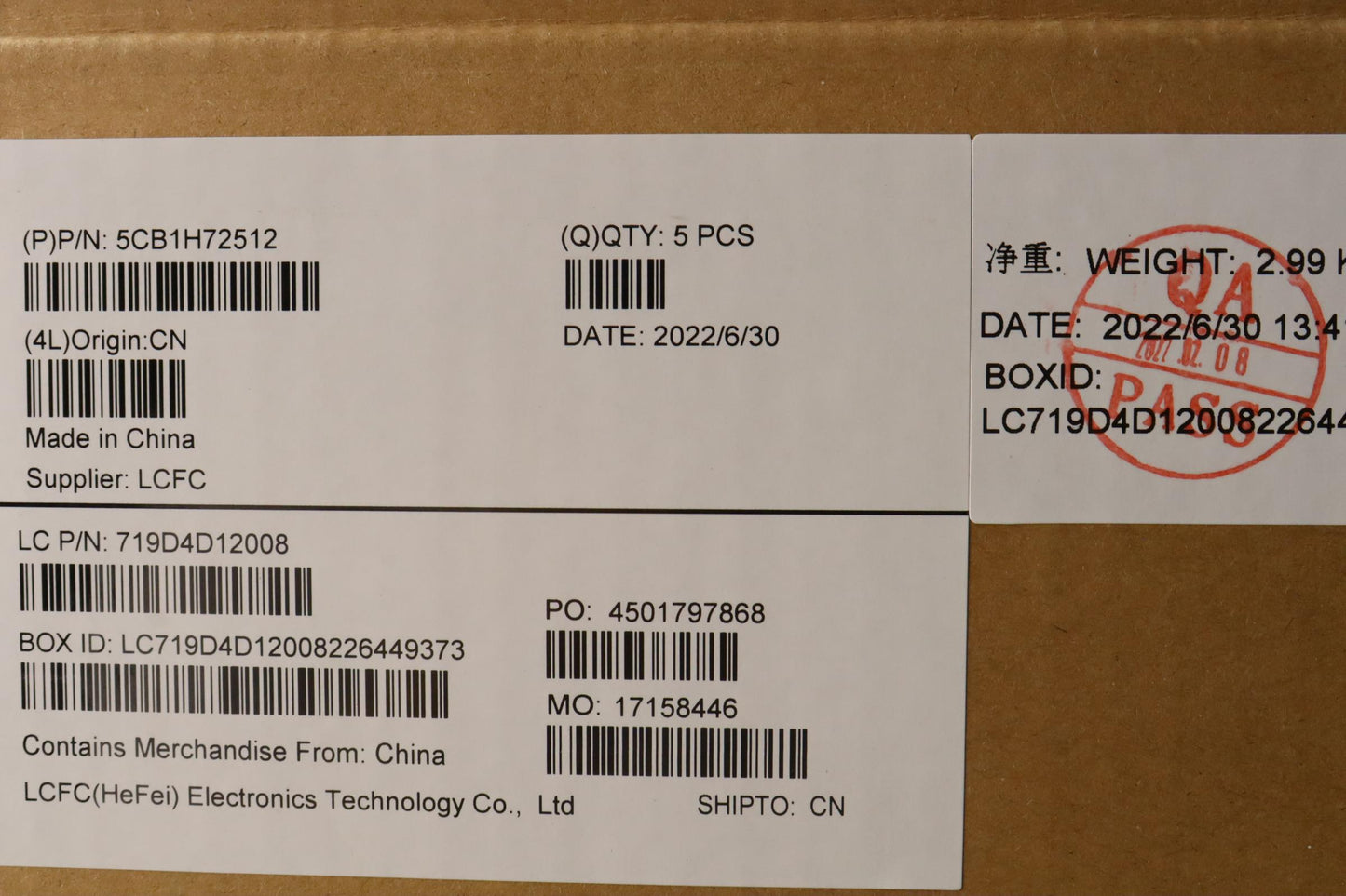 Lenovo Cover Upper Case Assembly Eng - 5CB1H72512
