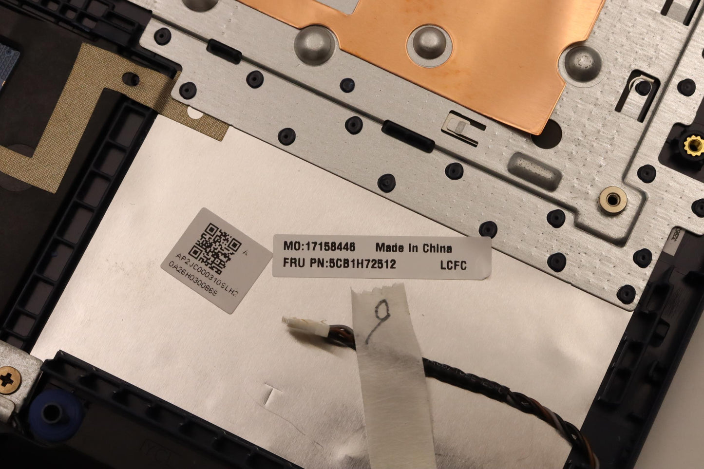 Lenovo Cover Upper Case Assembly Eng - 5CB1H72512