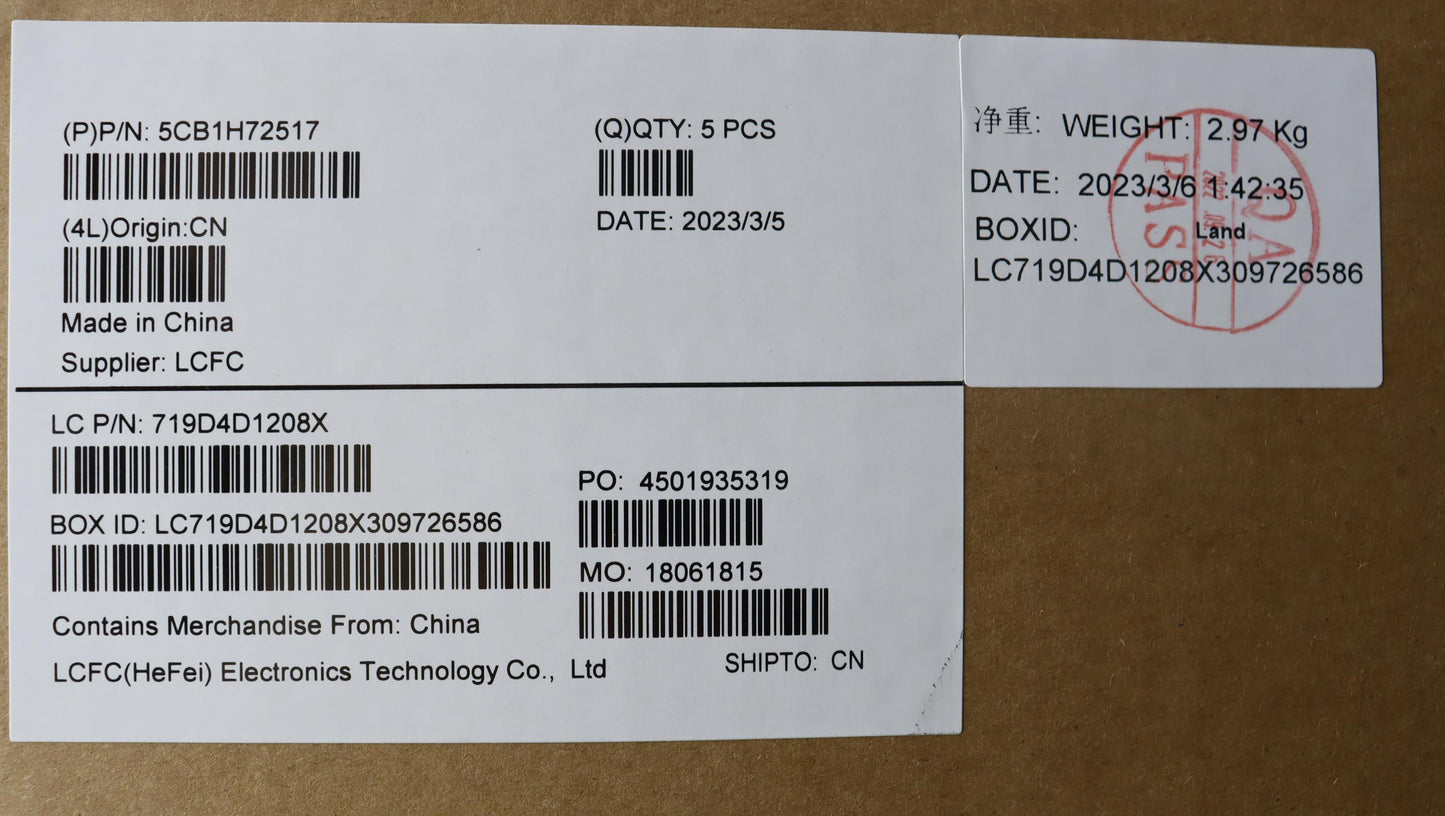 Lenovo Cover Upper Case Assembly Ger - 5CB1H72517