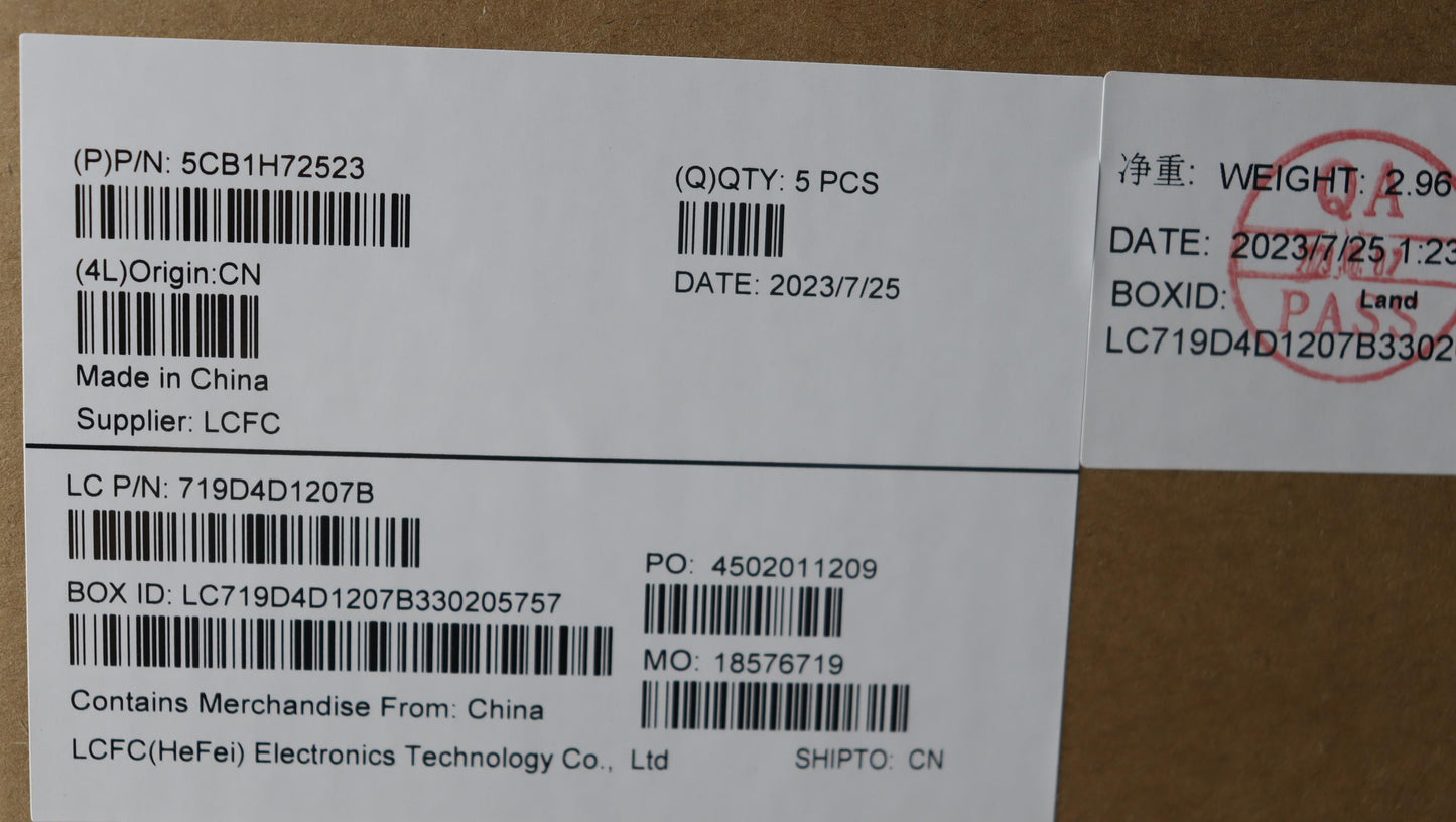 Lenovo Cover Upper Case Assembly Ita - 5CB1H72523