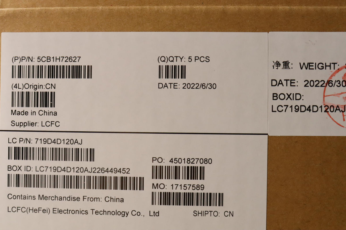 Lenovo Cover Upper Case Assembly Kor - 5CB1H72627