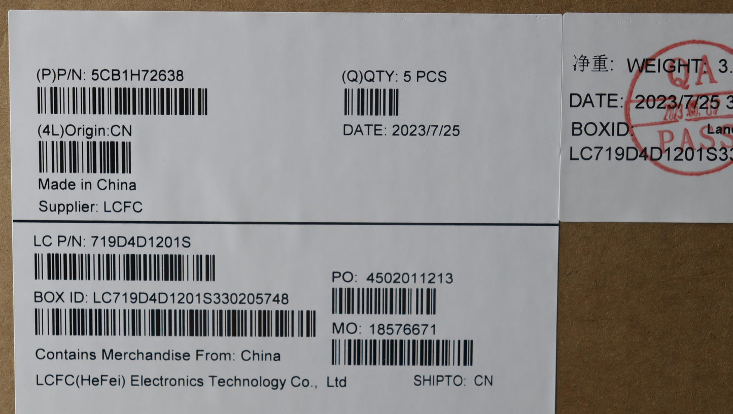 Lenovo Cover Upper Case Assembly Uke - 5CB1H72638