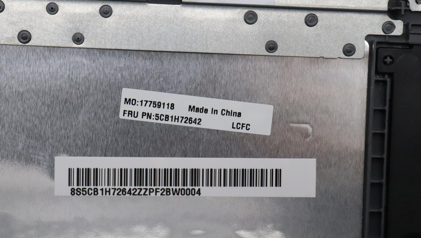 Lenovo Cover Upper Case Assembly Uke - 5CB1H72642