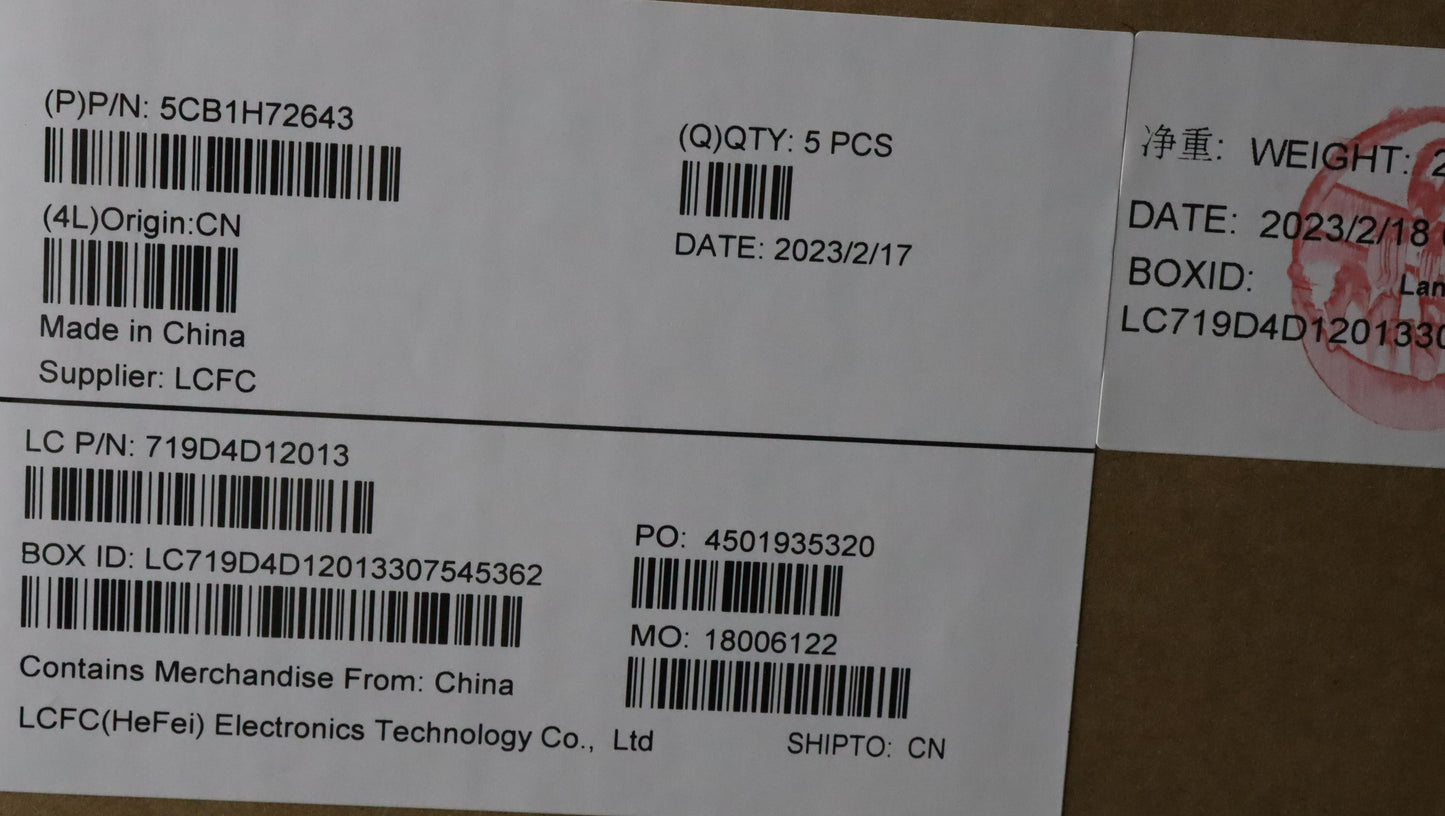 Lenovo Cover Upper Case Assembly Ita - 5CB1H72643