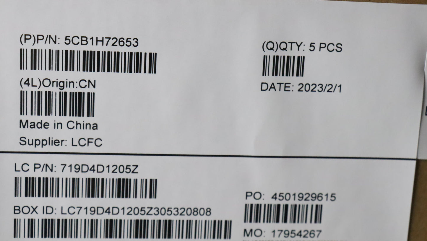 Lenovo Cover Upper Case Assembly Fra - 5CB1H72653