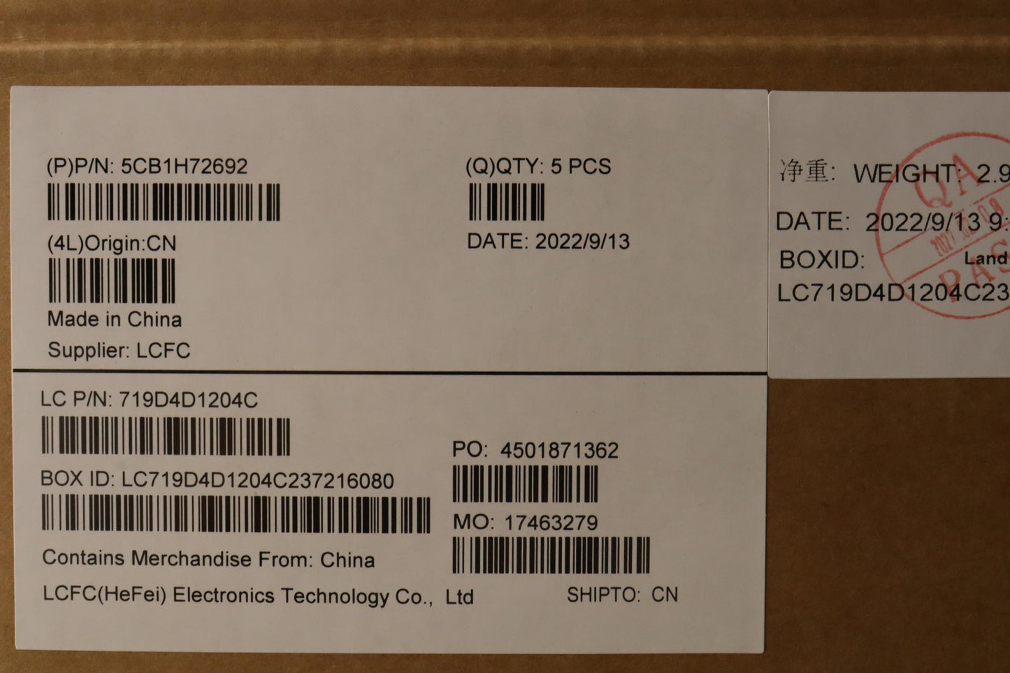 Lenovo Cover Upper Case Assembly Nord - 5CB1H72692