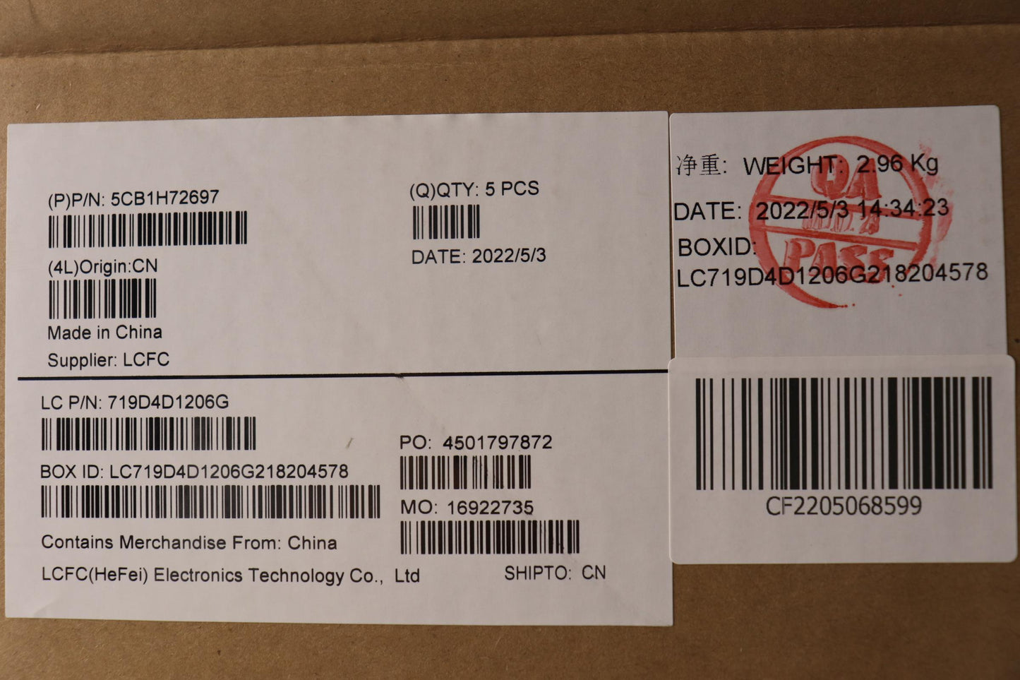 Lenovo Cover Upper Case Assembly Sws - 5CB1H72697