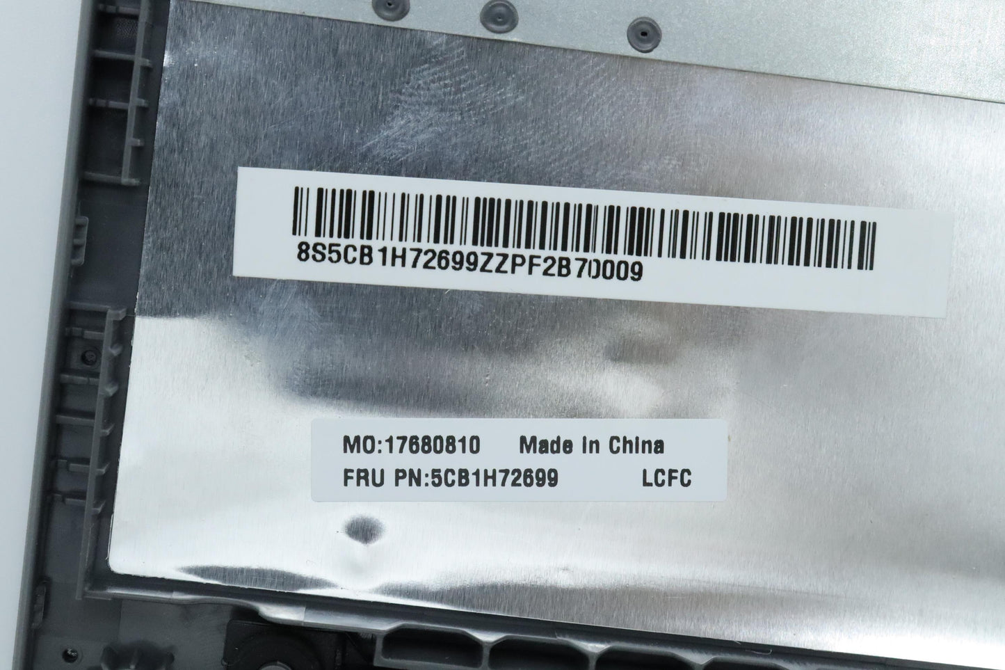 Lenovo Cover Upper Case Assembly Thai - 5CB1H72699