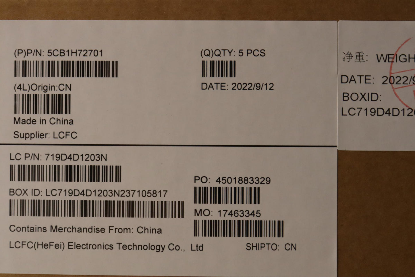 Lenovo Cover Upper Case Assembly Uke - 5CB1H72701