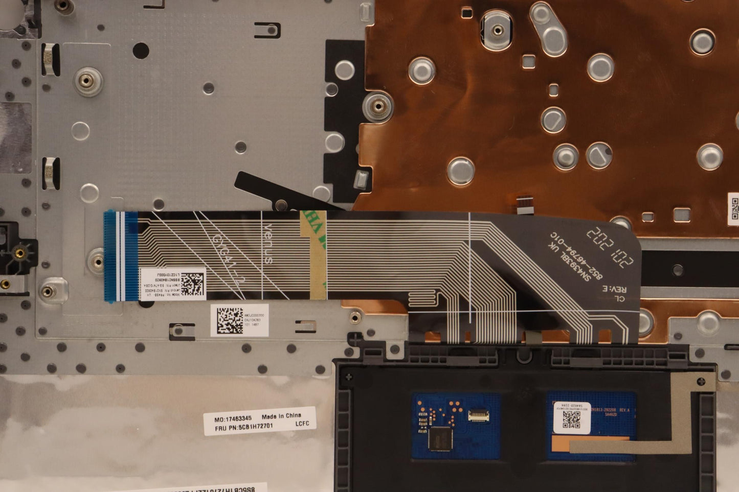 Lenovo Cover Upper Case Assembly Uke - 5CB1H72701