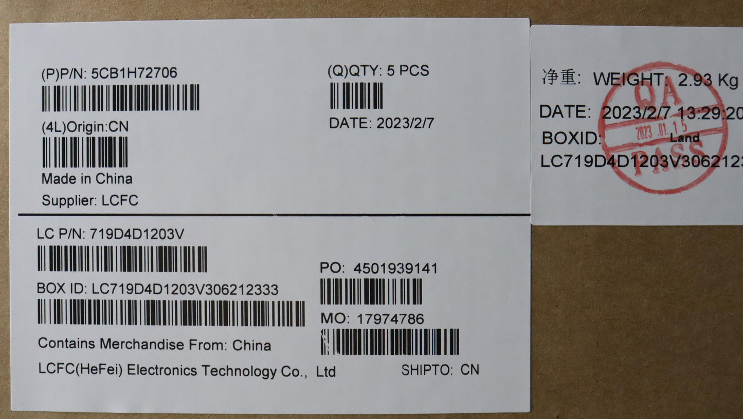 Lenovo Cover Upper Case Assembly Ita - 5CB1H72706