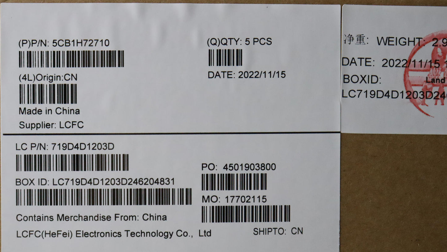 Lenovo Cover Upper Case Assembly Por - 5CB1H72710