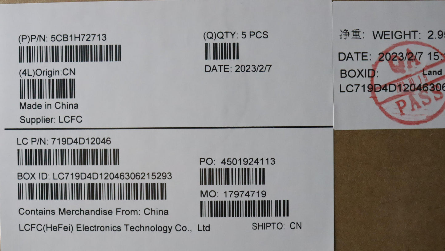 Lenovo Cover Upper Case Assembly Kor - 5CB1H72713