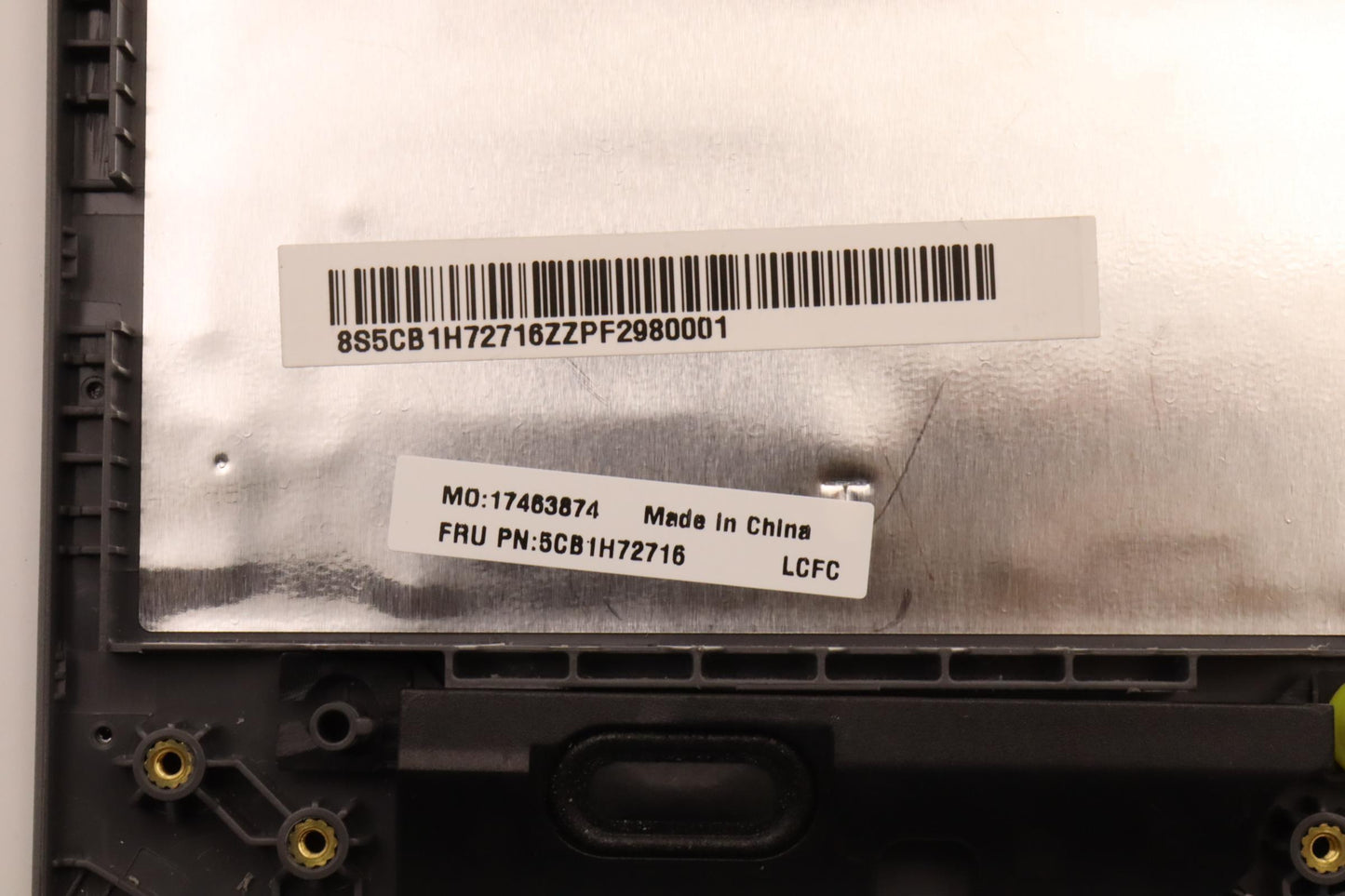 Lenovo Cover Upper Case Assembly Fra - 5CB1H72716