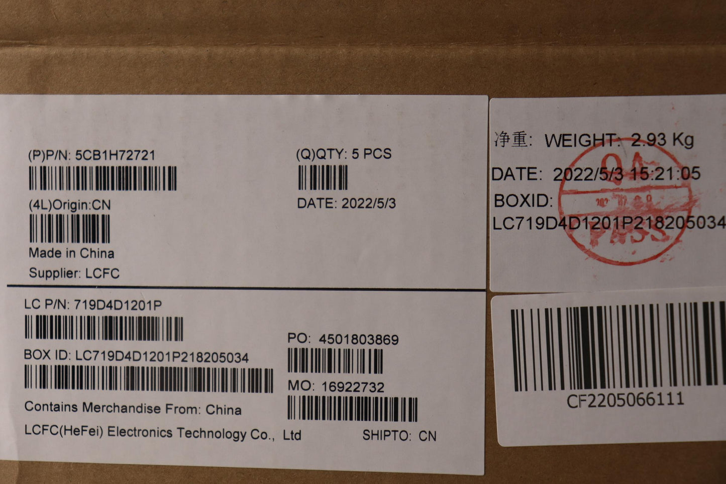 Lenovo Cover Upper Case Assembly Hbw - 5CB1H72721