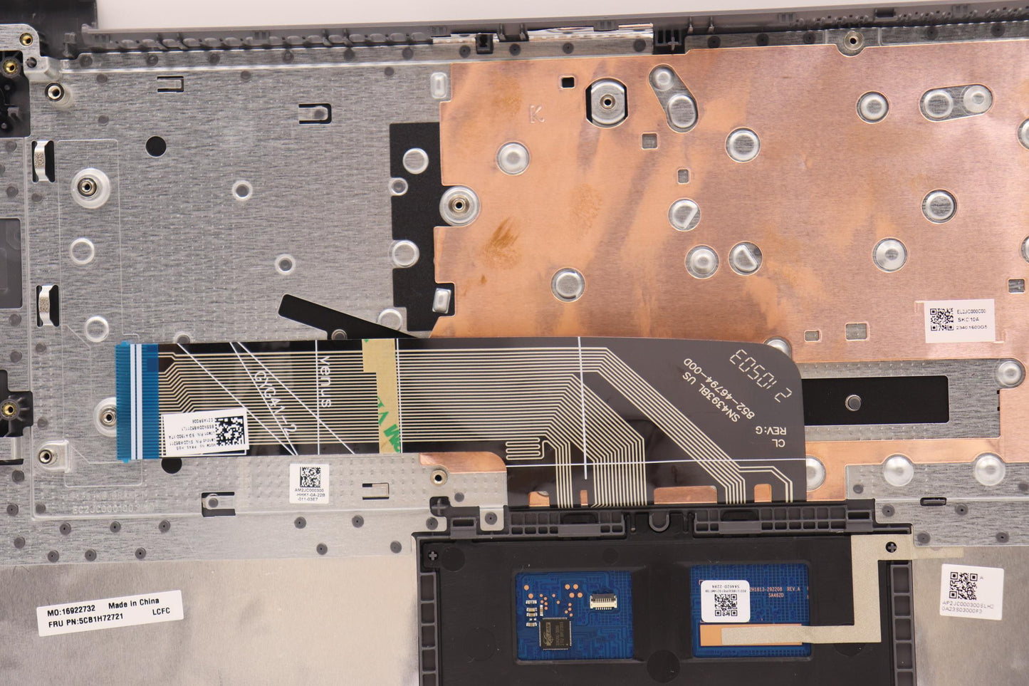 Lenovo Cover Upper Case Assembly Hbw - 5CB1H72721