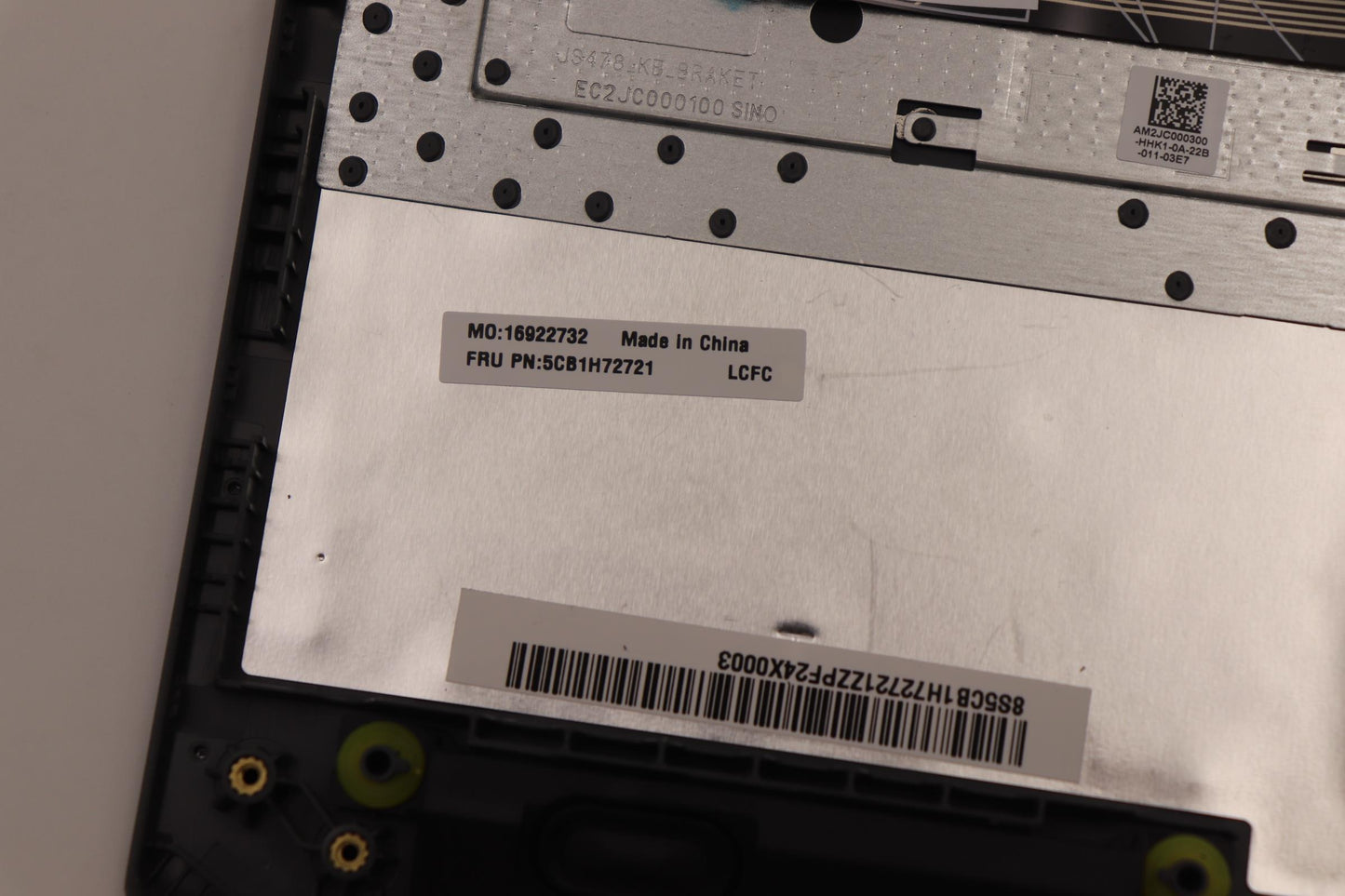 Lenovo Cover Upper Case Assembly Hbw - 5CB1H72721