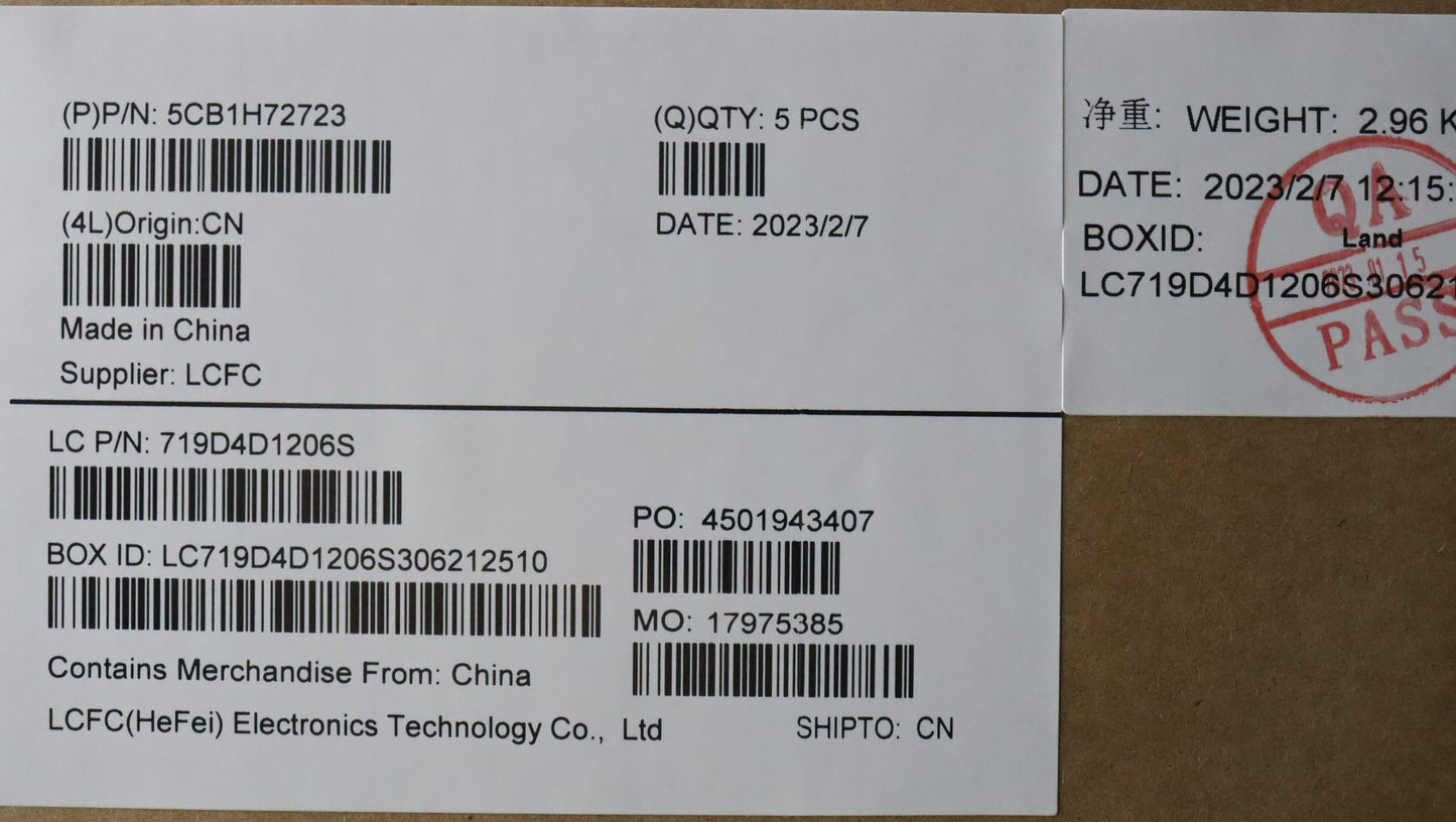 Lenovo Cover Upper Case Assembly Nord - 5CB1H72723