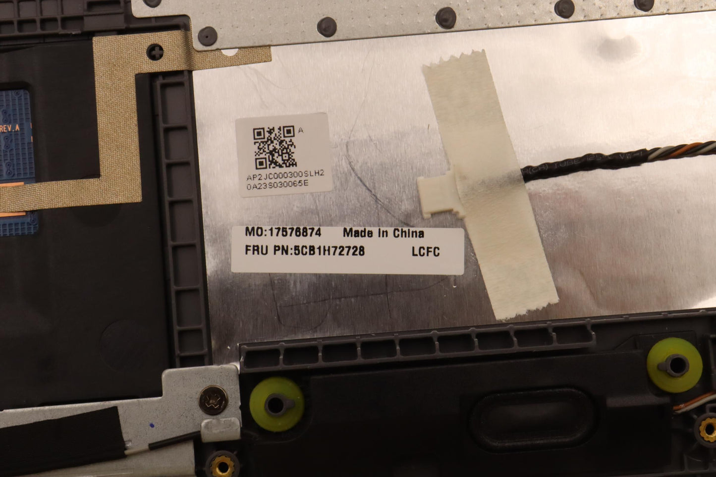 Lenovo Cover Upper Case Assembly Euro - 5CB1H72728