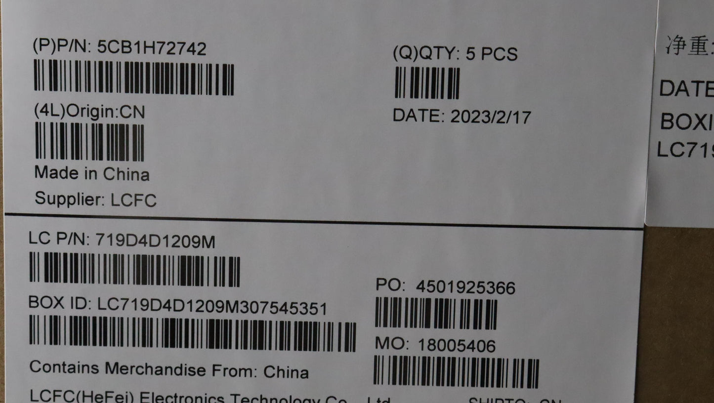 Lenovo Cover Upper Case Assembly Fra - 5CB1H72742