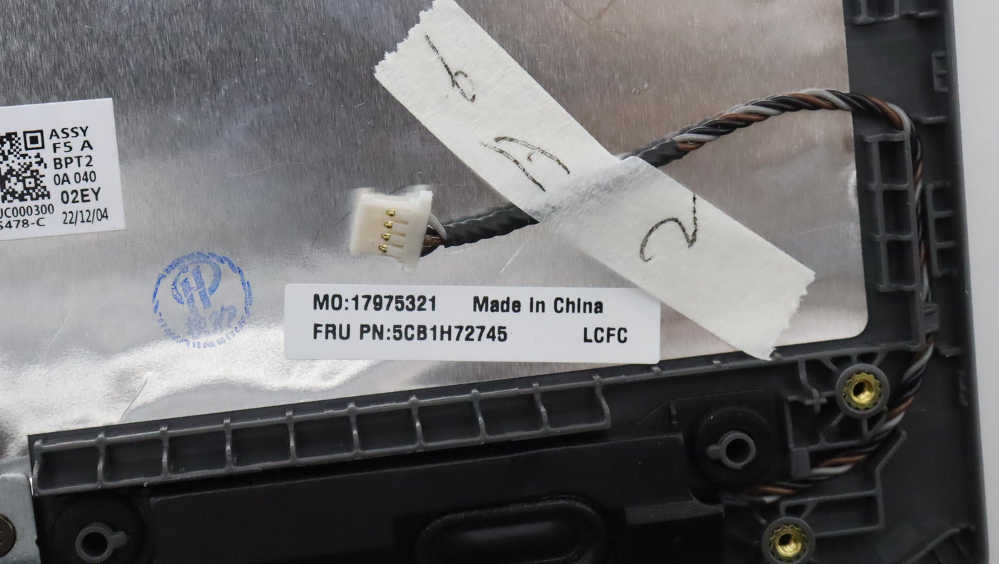 Lenovo Cover Upper Case Assembly Ger - 5CB1H72745