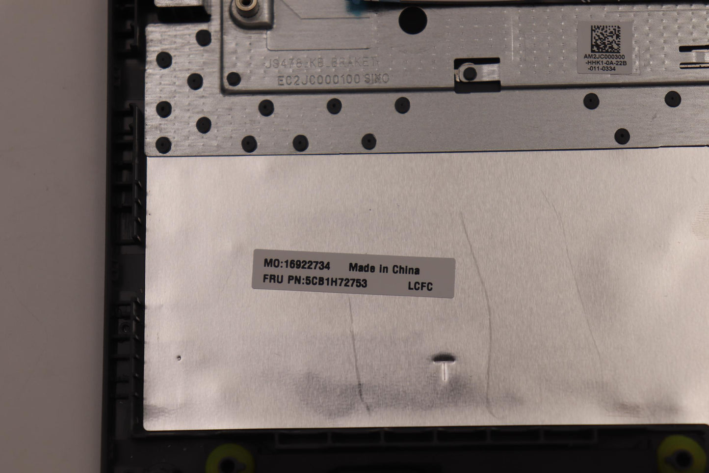 Lenovo Cover Upper Case Assembly Kor - 5CB1H72753