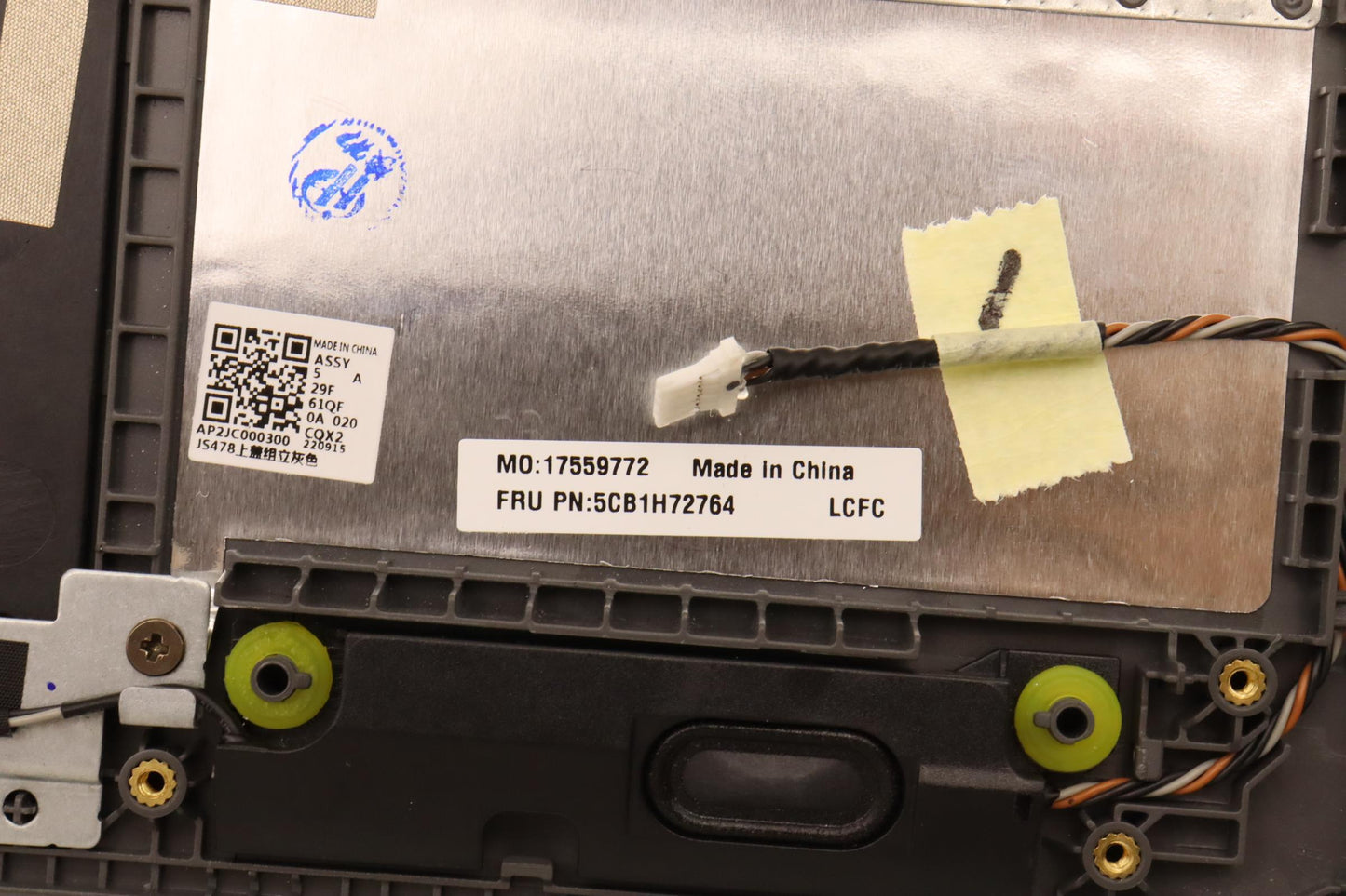 Lenovo Cover Upper Case Assembly Uke - 5CB1H72764
