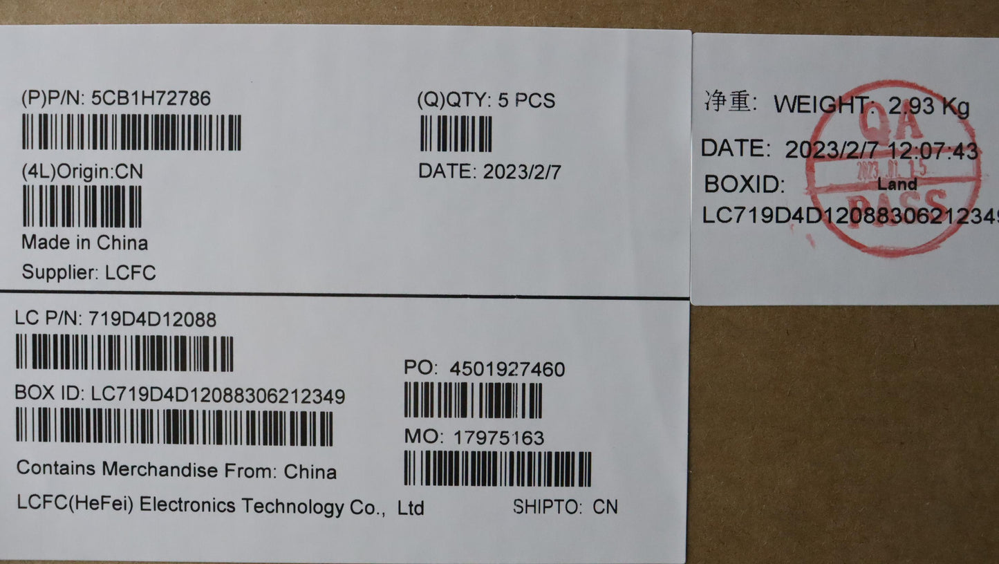 Lenovo Cover Upper Case Assembly Nord - 5CB1H72786