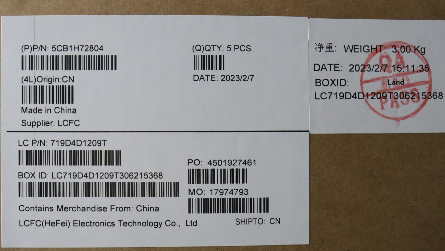 Lenovo Cover Upper Caseassembly Euroe - 5CB1H72804