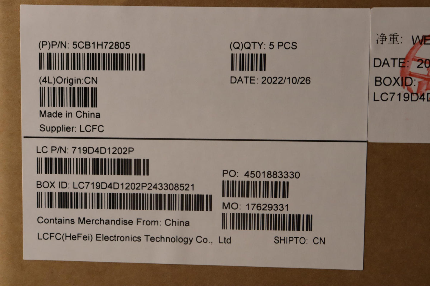 Lenovo Cover Upper Case Assembly Fra - 5CB1H72805
