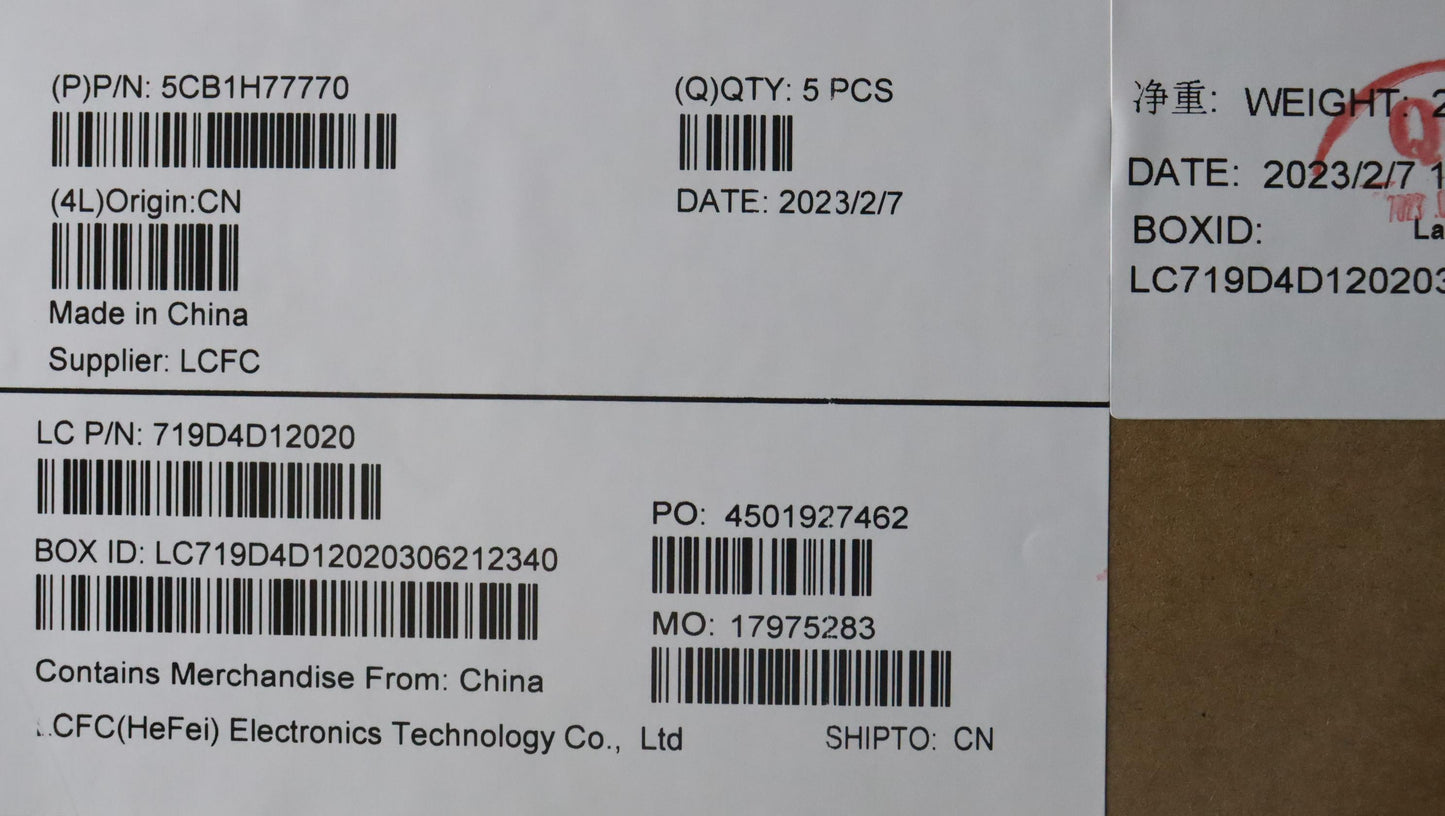 Lenovo Cover Upper Case Assembly Sws - 5CB1H77770