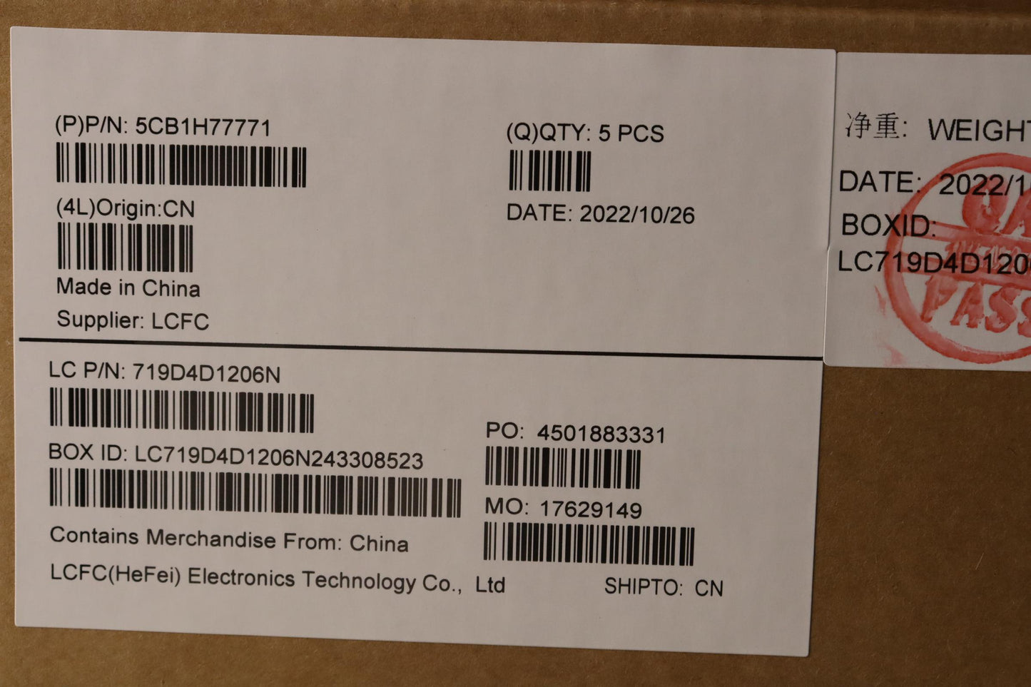Lenovo Cover Upper Case Assembly Tc L - 5CB1H77771