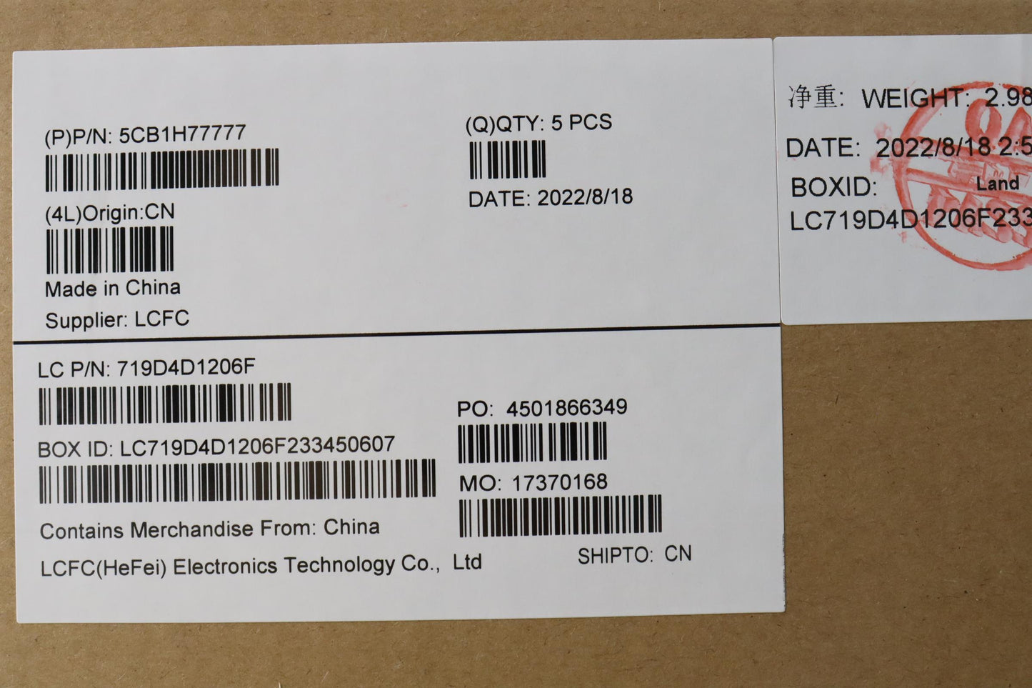 Lenovo Cover Upper Case Assembly Eng - 5CB1H77777