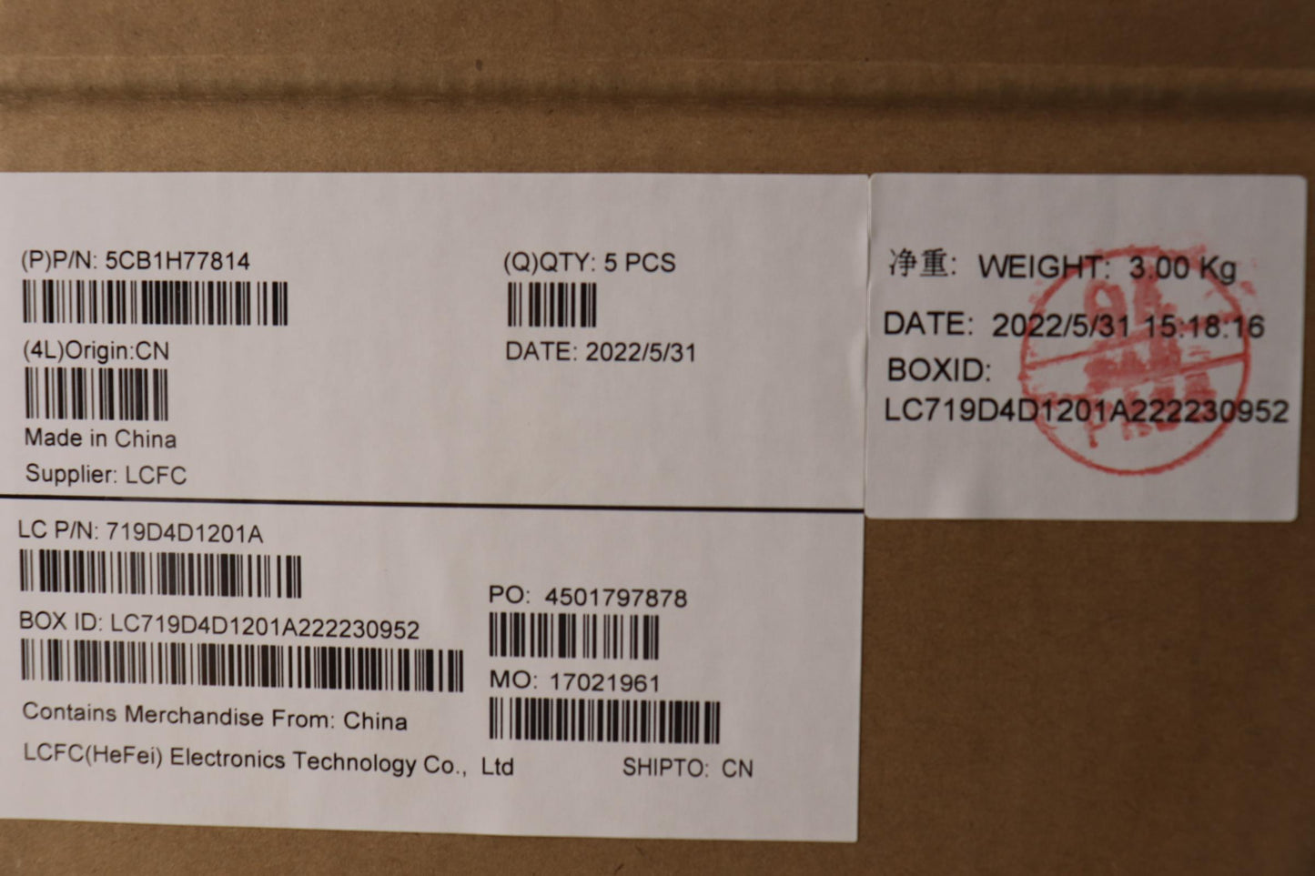 Lenovo Cover Upper Case Assembly Eng - 5CB1H77814