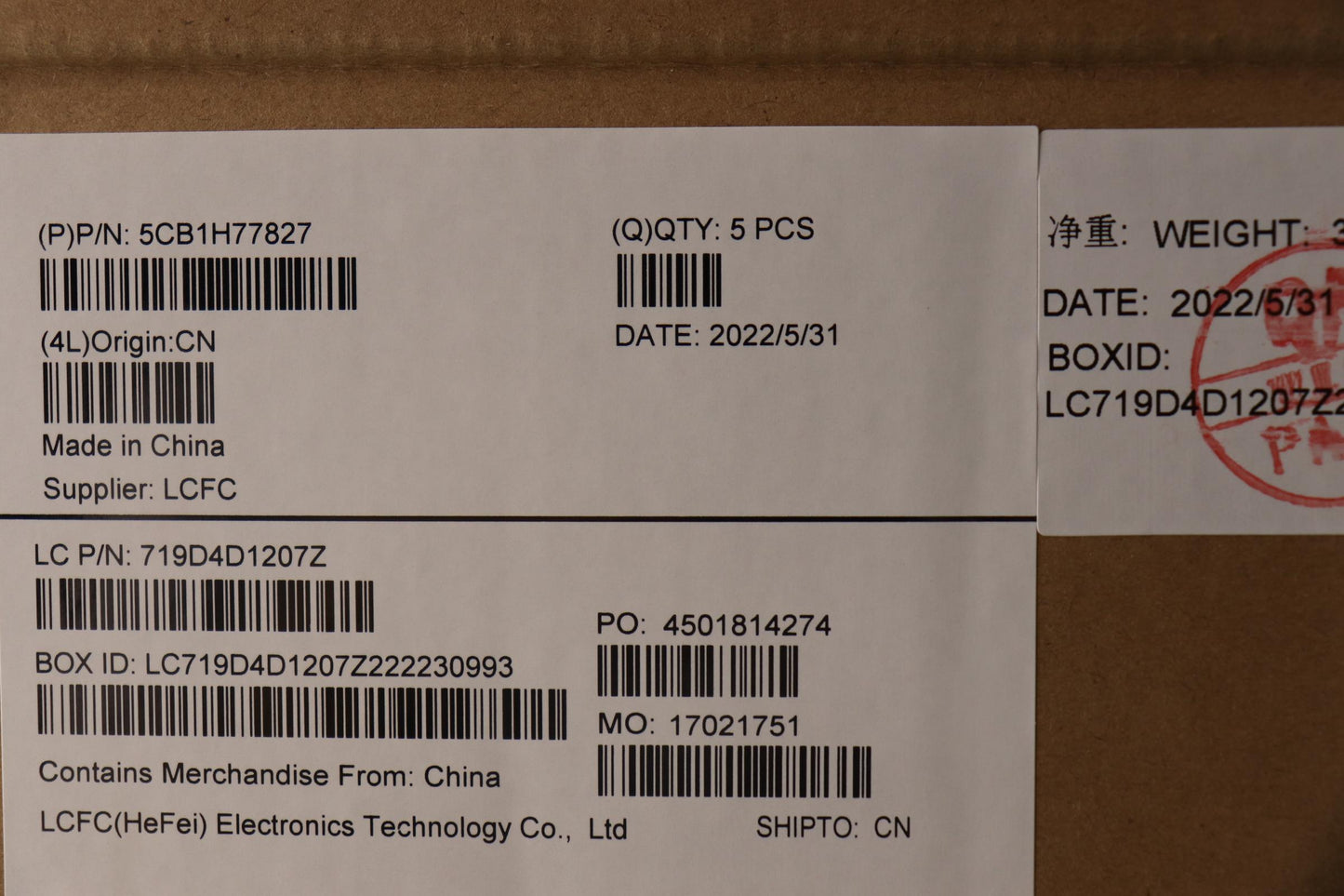 Lenovo Cover Upper Case Assembly Kor - 5CB1H77827
