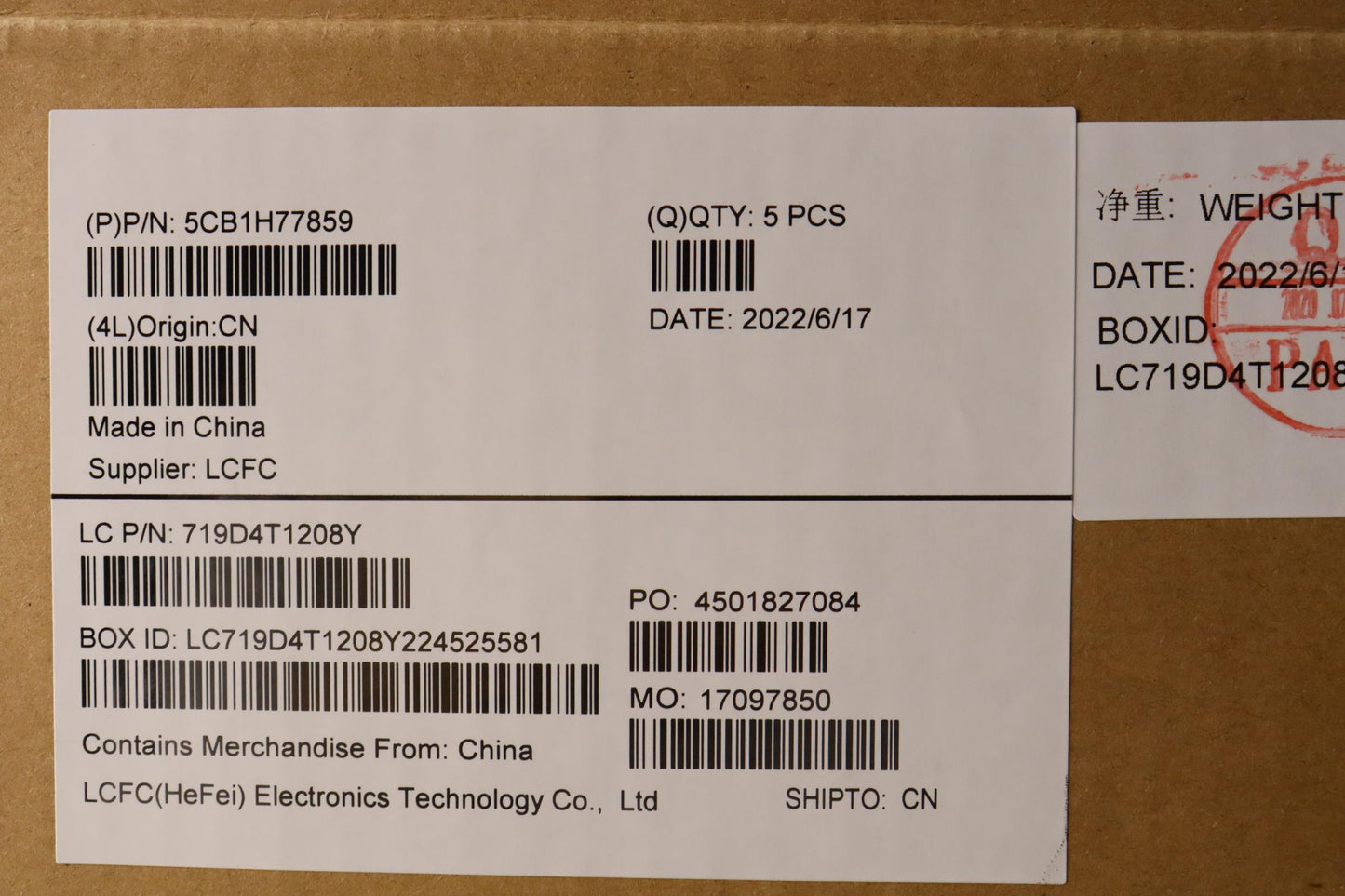 Lenovo Cover Upper Case Assembly Eng - 5CB1H77859