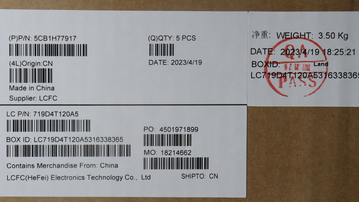Lenovo Cover Upper Case Assembly Ara - 5CB1H77917