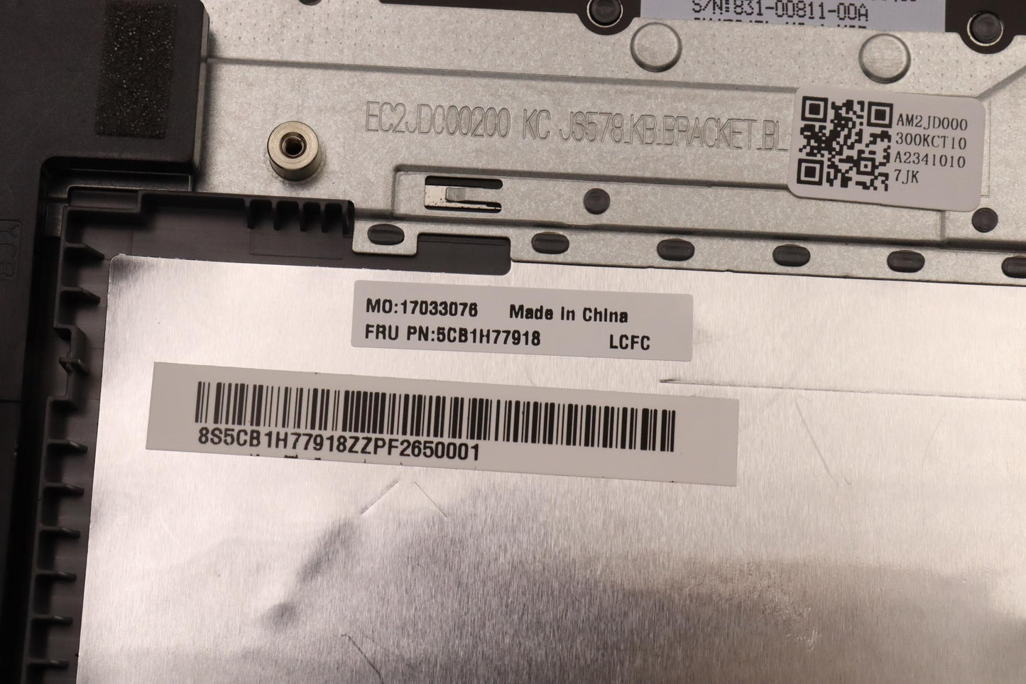 Lenovo Cover Upper Case Assembly Bel - 5CB1H77918