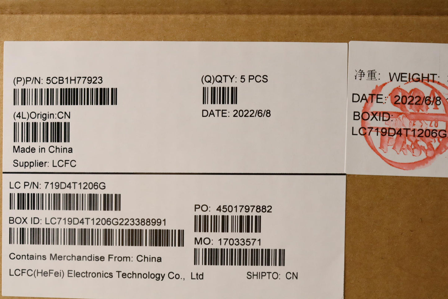 Lenovo Cover Upper Case Assembly Euro - 5CB1H77923