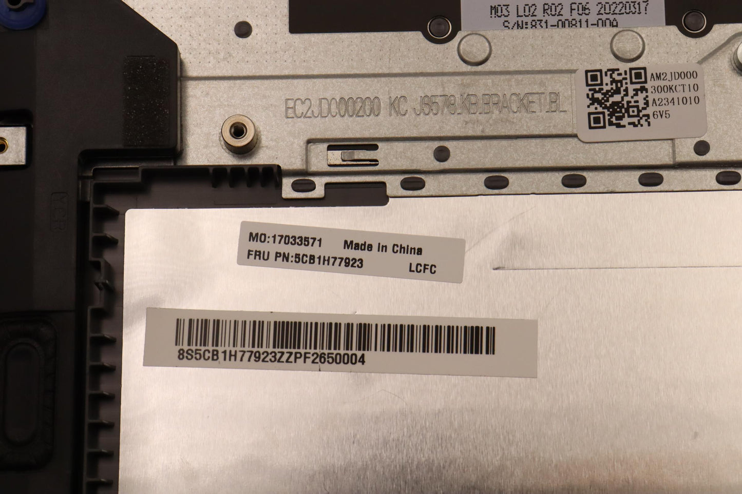 Lenovo Cover Upper Case Assembly Euro - 5CB1H77923